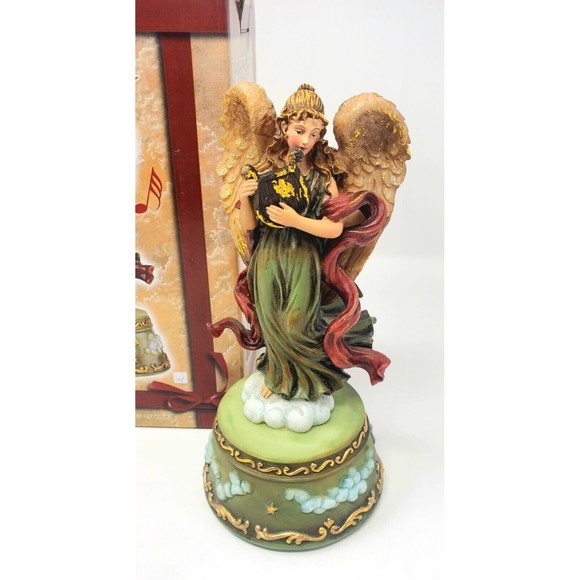 Sankyo Angel Music Box Figurine plays "Angels We Have Heard on High" - Picture 2 of 9